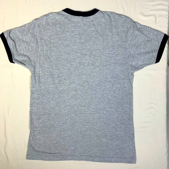 Vintage TShirt Anheuser Busch Beer Medium Short Sleeve Top Gray Born Brewed Here - Picture 3 of 7